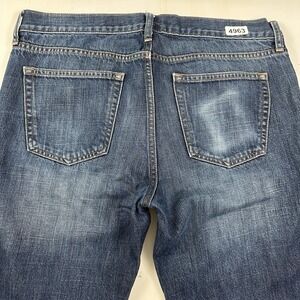 Y2K Old Navy Boot Cut Jeans Mens 34x30 denim 100% cotton Blue Medium Wash